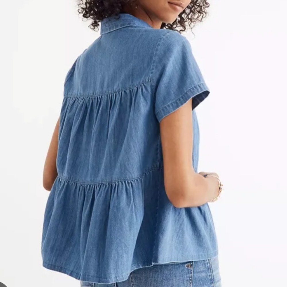 Madewell button down top - Picture 2 of 4